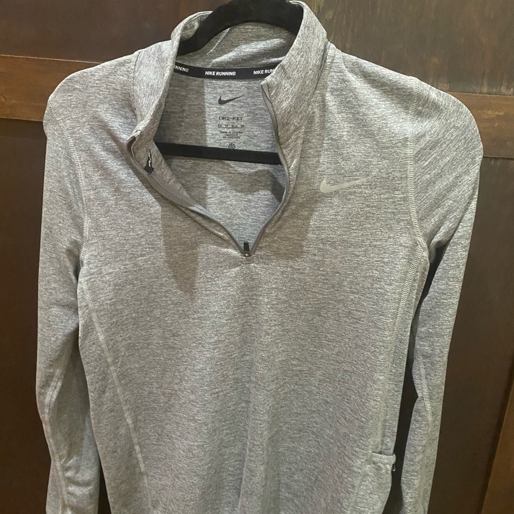 Nike Dri-FIT Gray Running Top